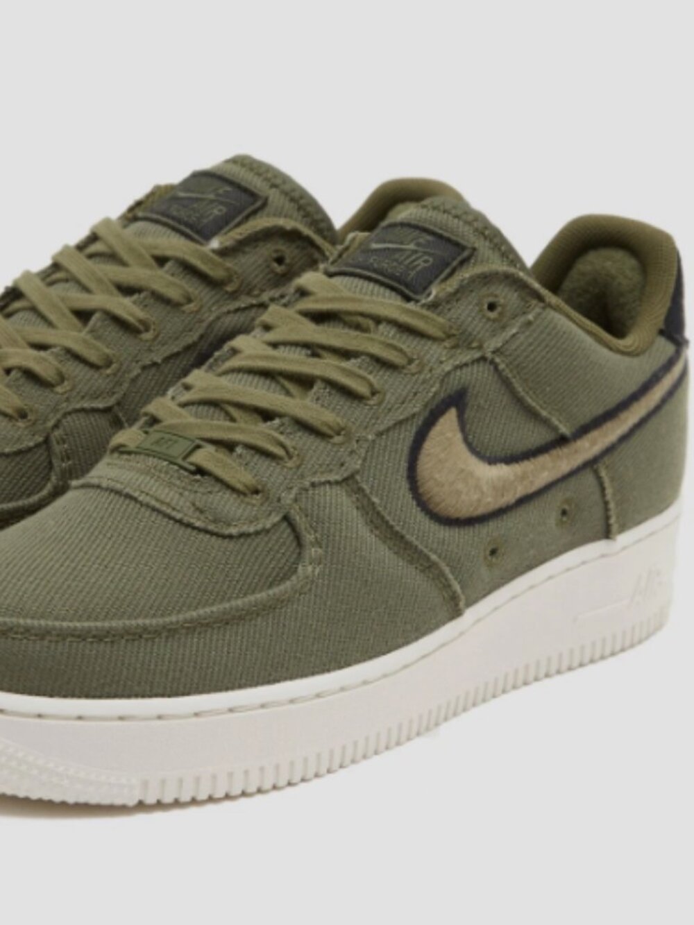 Authentic Nike Air Force 1 Canvas ® Army Olive / Matt "MULTIPLE SIZE"